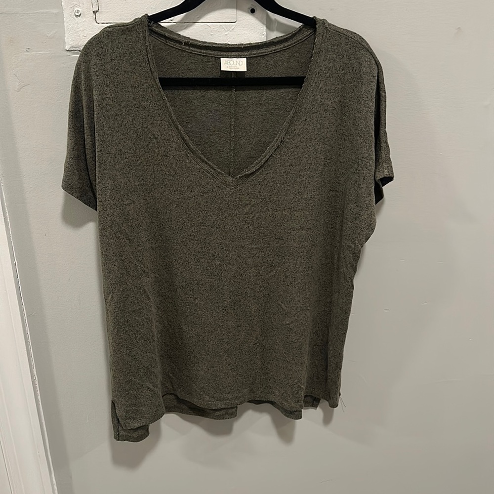 Abound Green Tshirt, worn‎ look, size XL